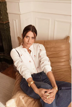 Load image into Gallery viewer, InApril 1986 cheesecloth cotton embroidered shirt
