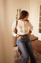 Load image into Gallery viewer, InApril 1986 cotton embroidered shirt
