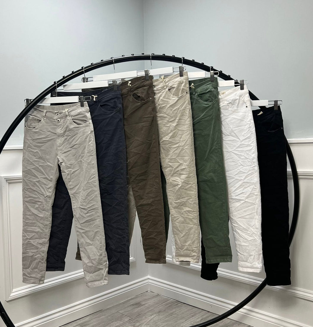 Melly two button stretch jeans